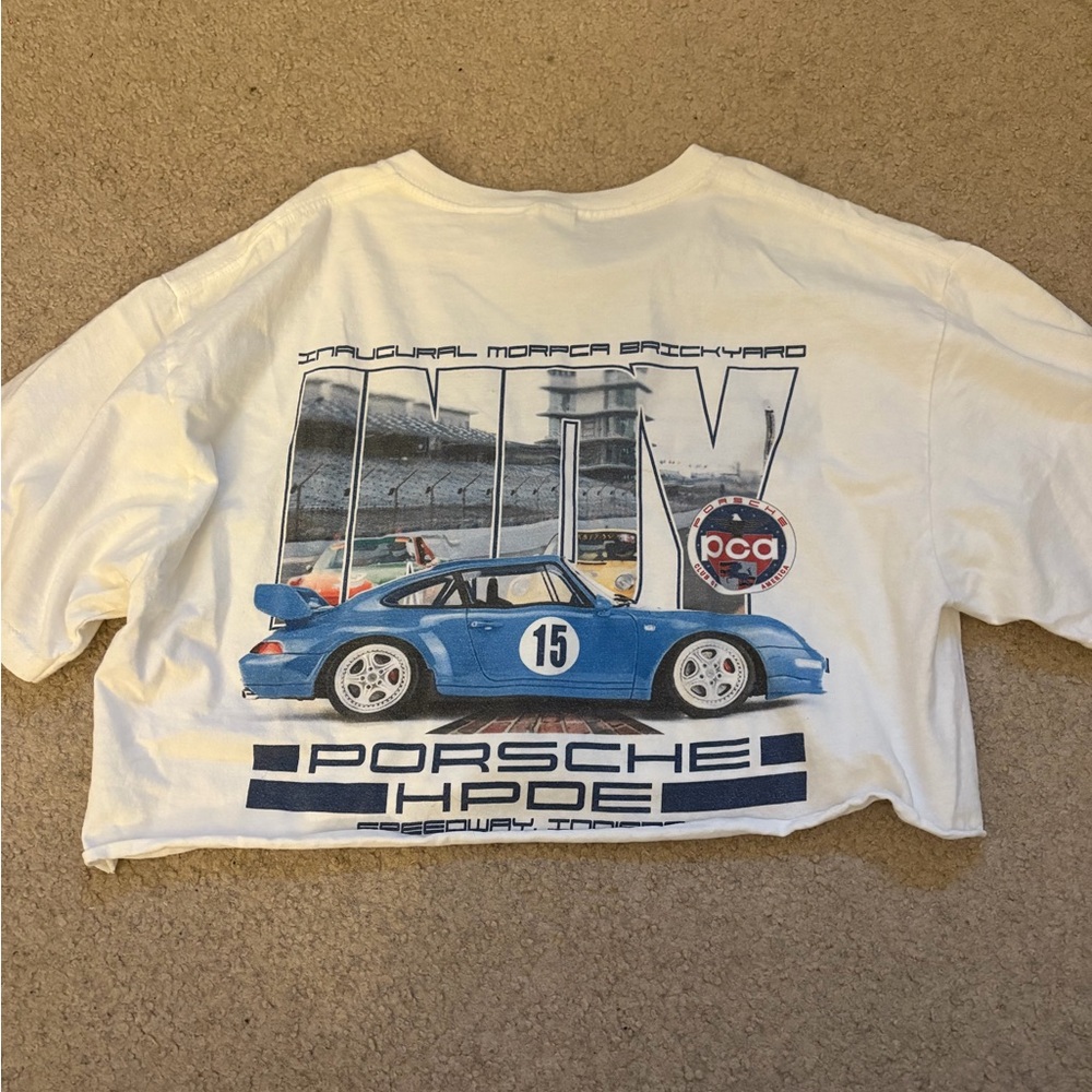 Vintage Porsche Cropped tee